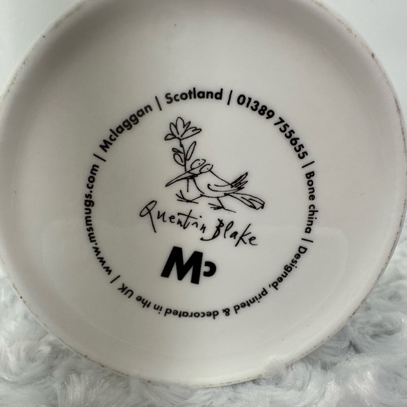 Quentin Blake “Time Spent Reading” Bone China Coffee Mug - Picture 4 of 6